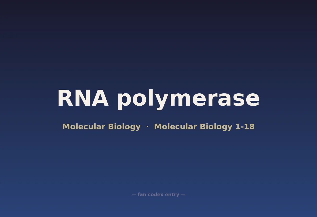 RNA polymerase